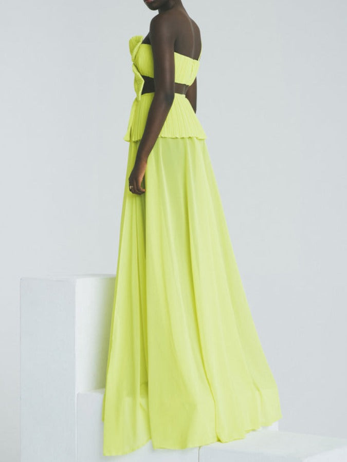 BEACH VACATION SOLID COLOR SWIMSUIT AND SKIRT